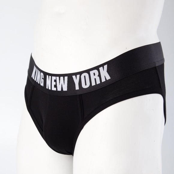 KING NEW YORK , Brief , bamboo fabric underwear.(BLACK) - Picture 8 of 15